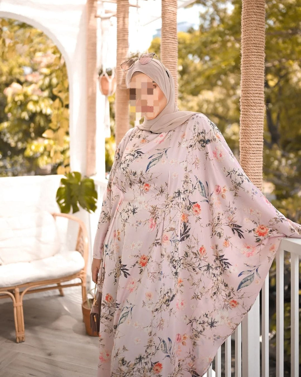 Nylia Blush Series Kaftan Abaya NAC-009