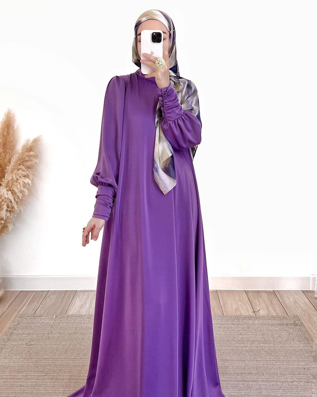 Purple Abaya NAC-014