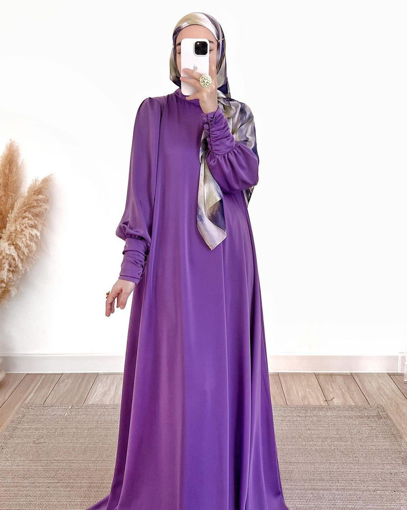 Purple Abaya NAC-014