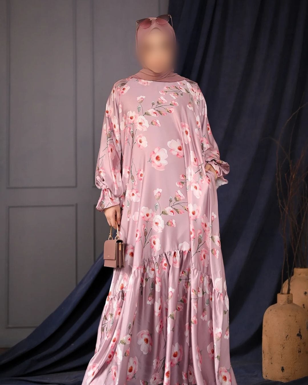 Falisha Pink Series Abaya NAC-041