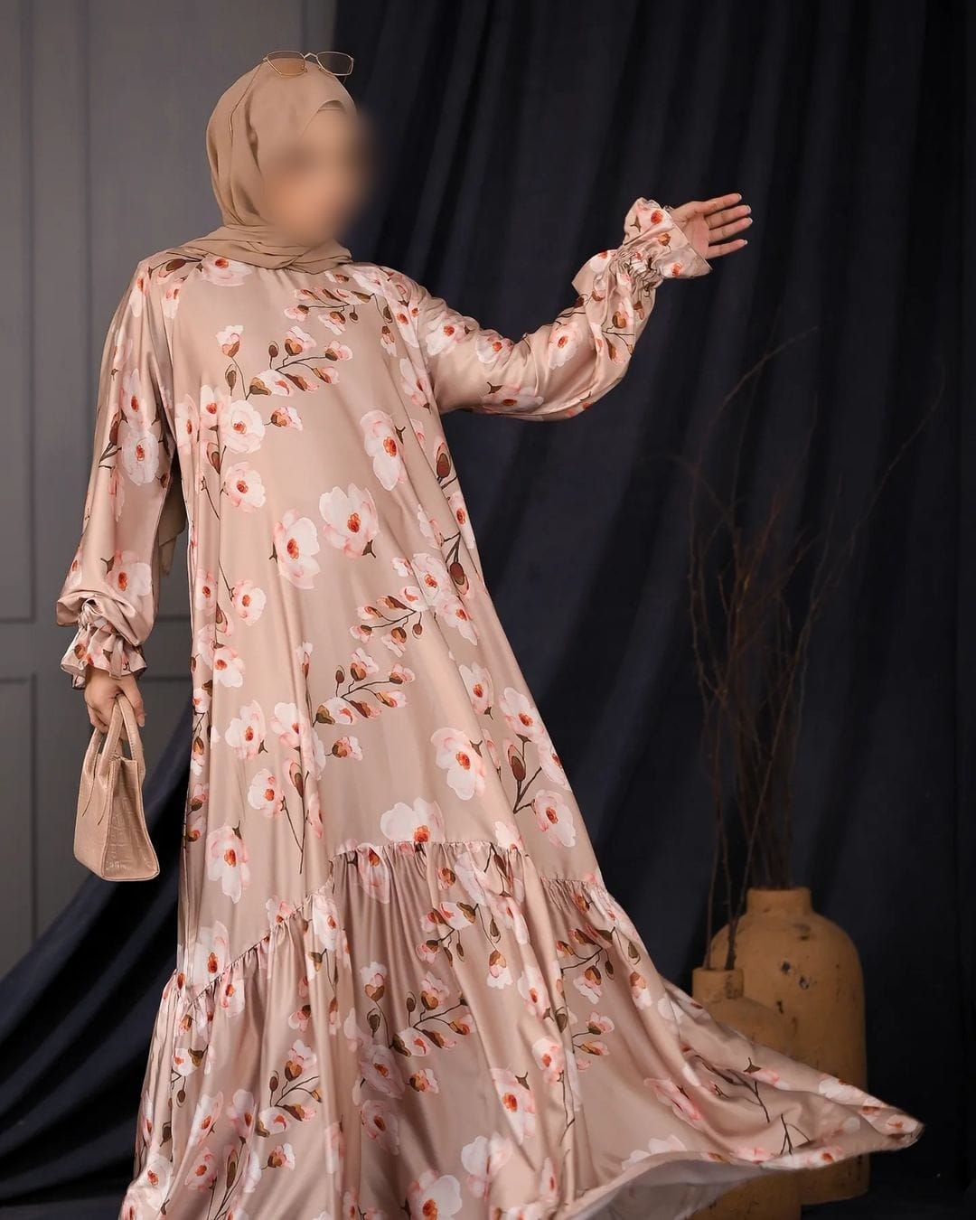 Falisha Nude Series Abaya NAC-040