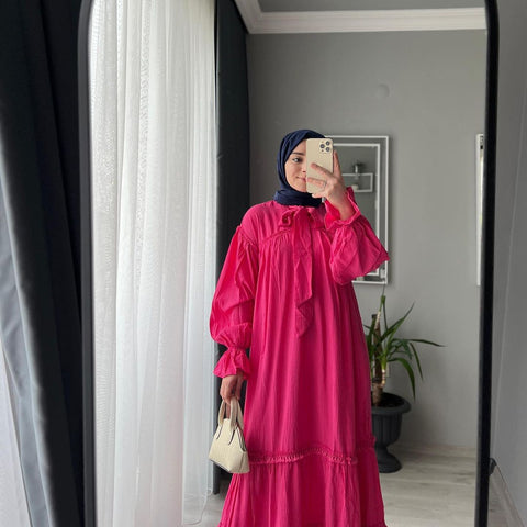 Pink Long Dress IS-002