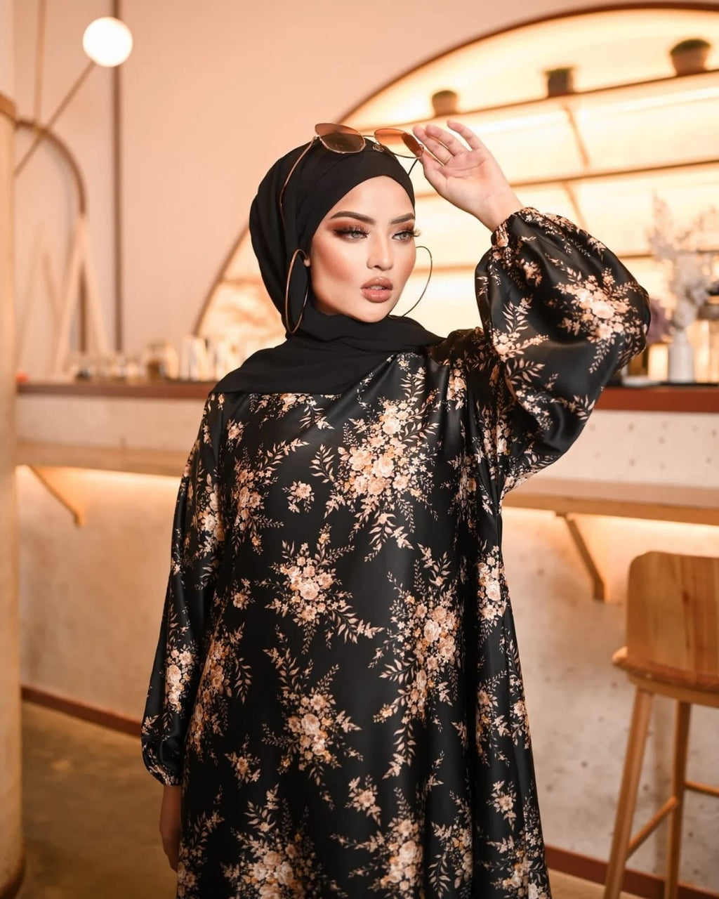 Floral Abaya HAC_0065