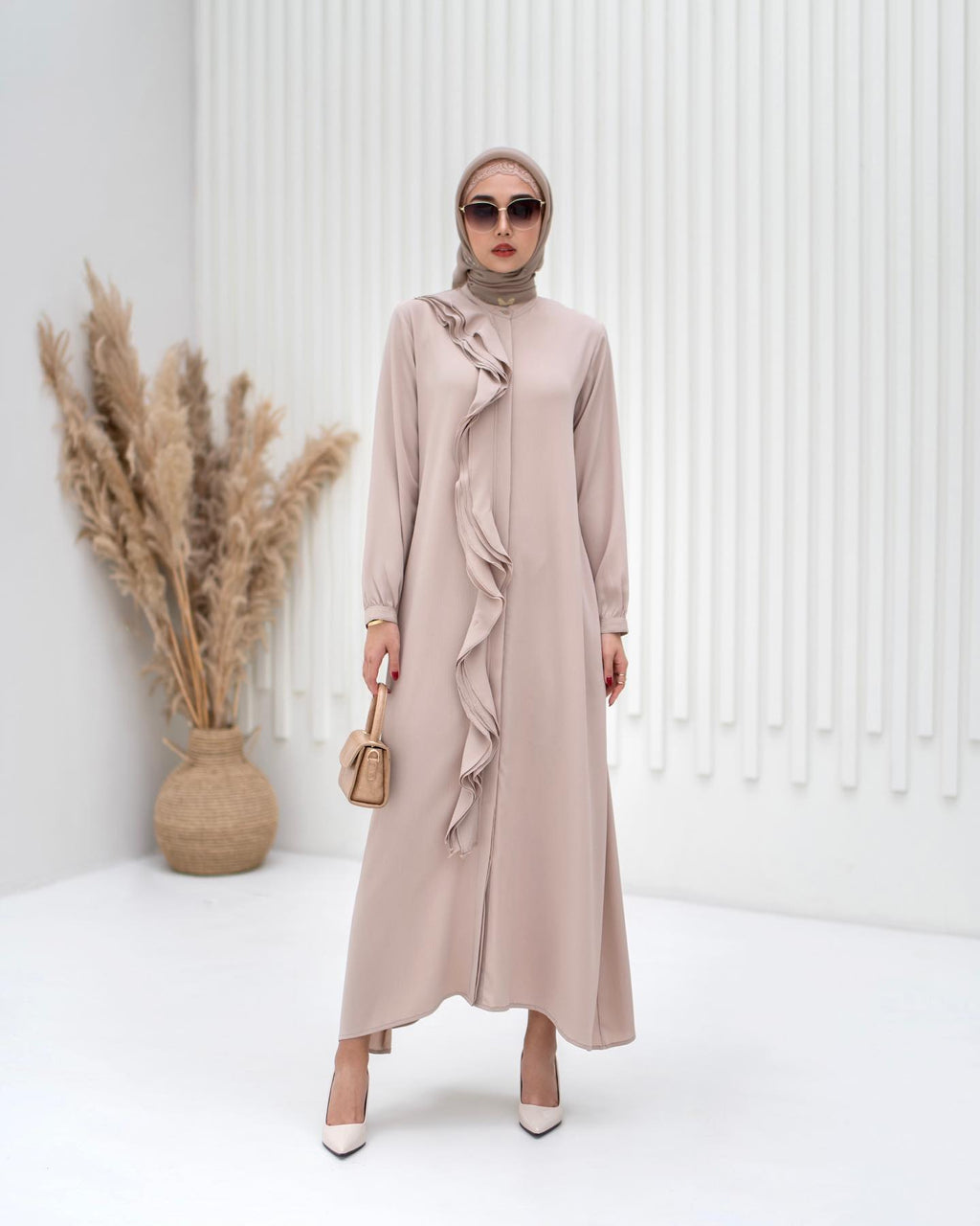 Frilled Abaya Gown HAC_0075