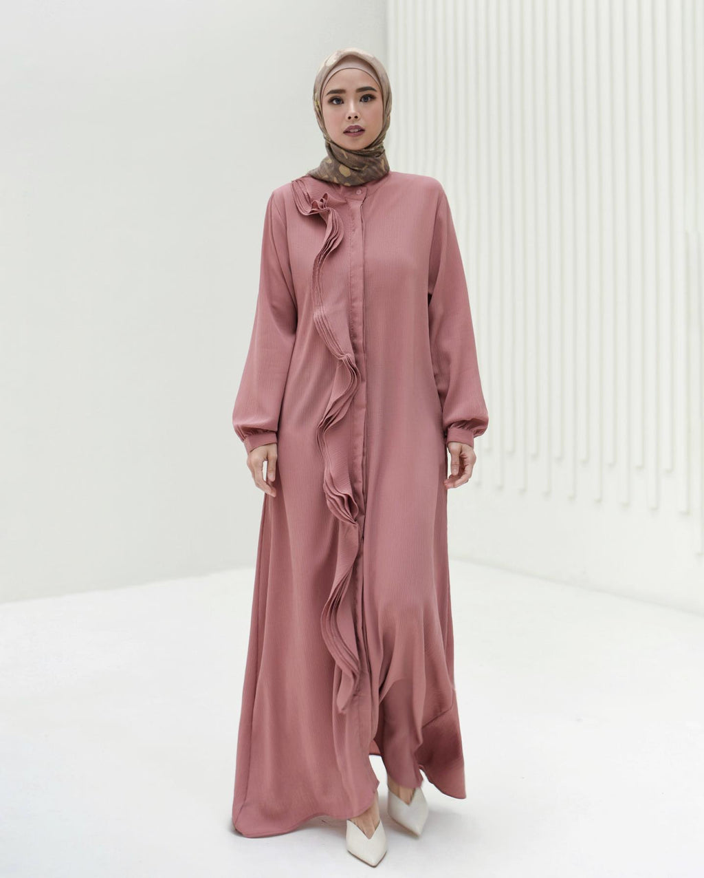 Frilled Abaya Gown HAC_0075