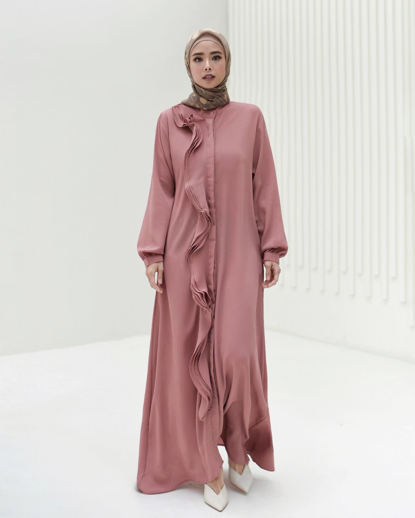 Frilled Abaya Gown HAC_0075