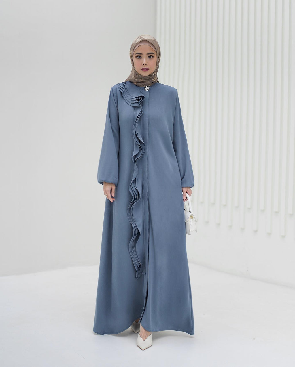 Frilled Abaya Gown HAC_0076