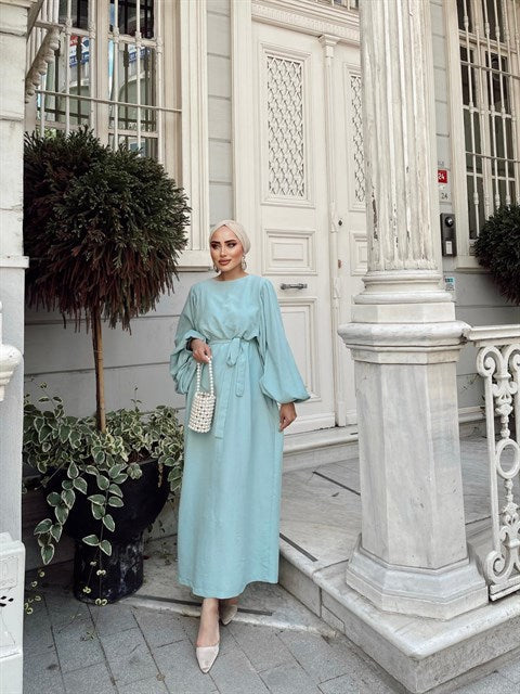 Menta Powder Blue Dress HAC_0116