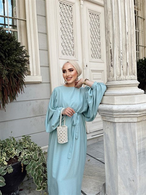 Menta Powder Blue Dress HAC_0116