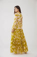 Mustard Yellow Dress HLF-0024