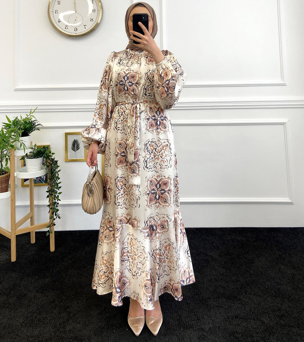 D&G Print Gown Abaya HAC_0056