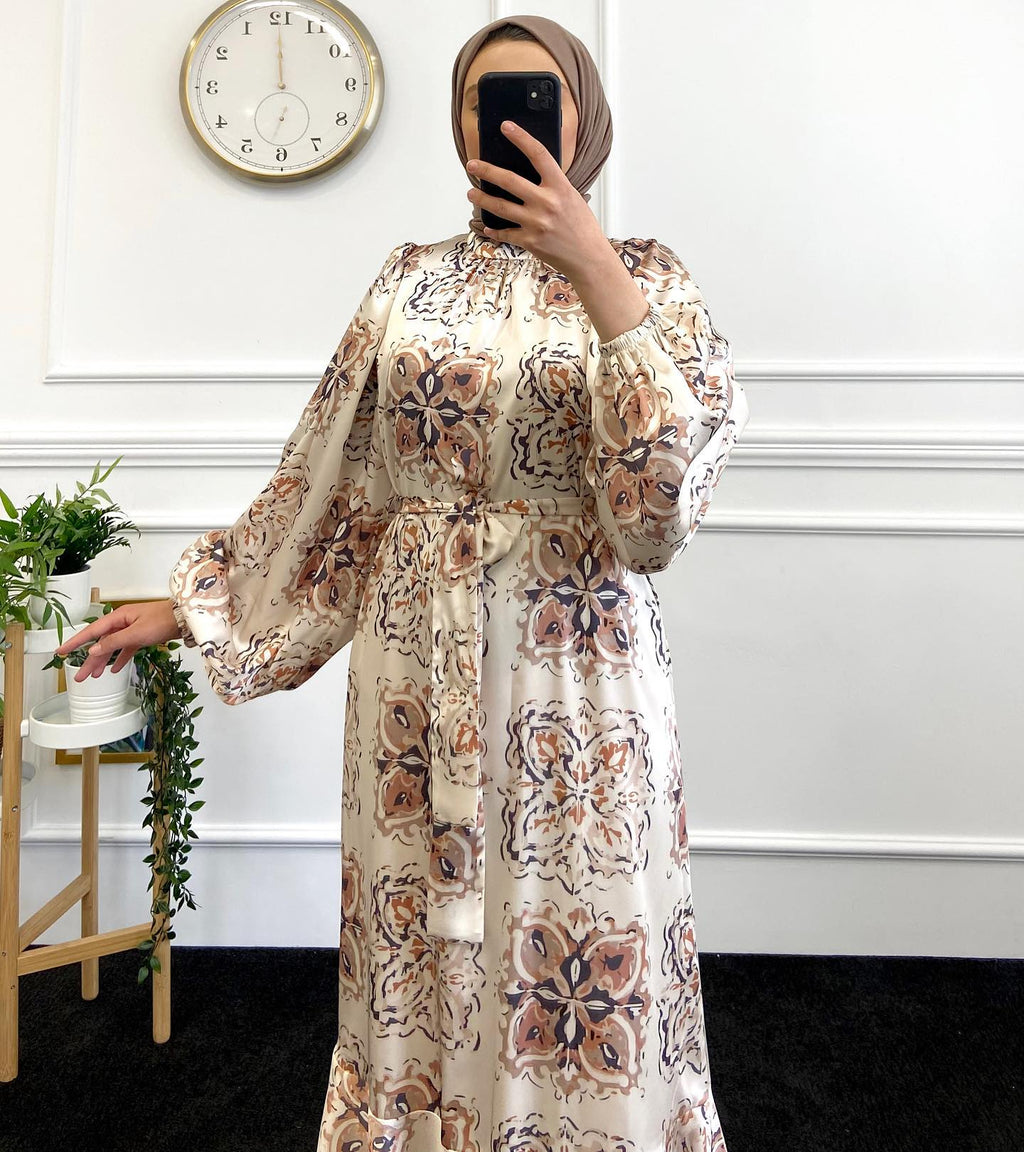 D&G Print Gown Abaya HAC_0056