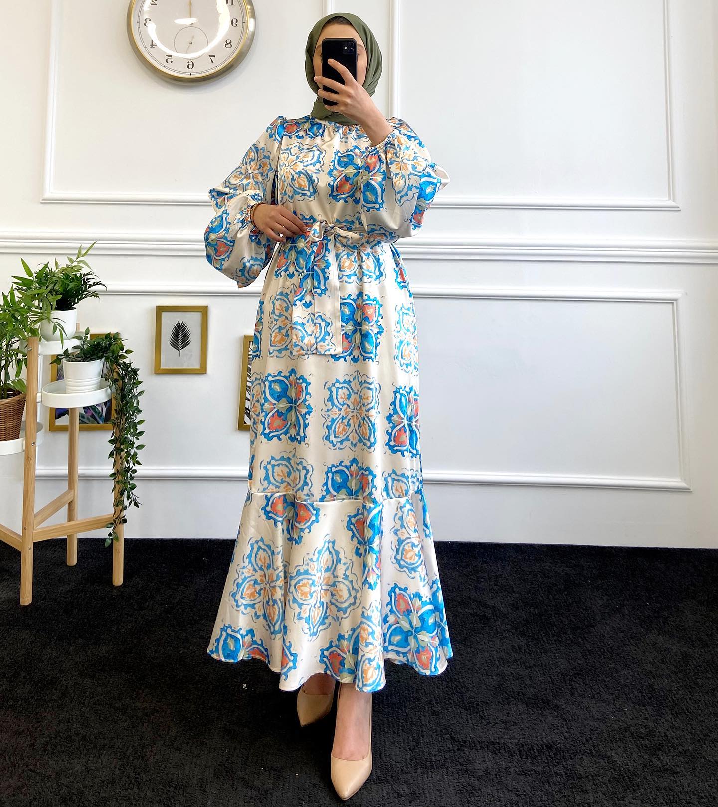 D&G Print Gown Abaya HAC_0056