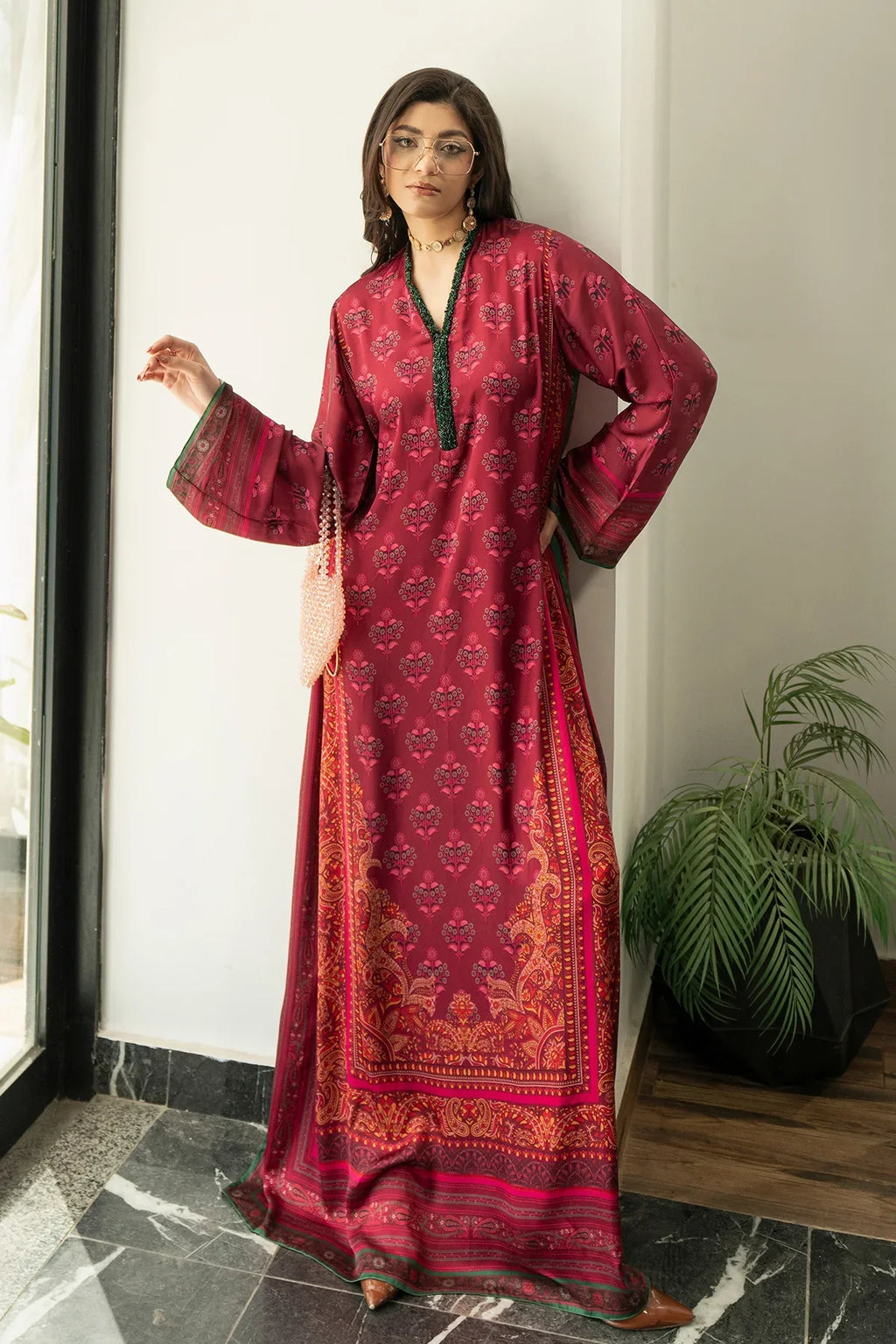 Berry Kaftan Set