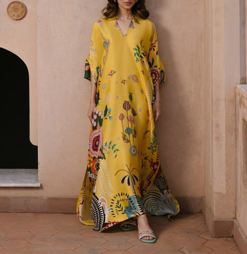 Yellow Kaftan Shirt